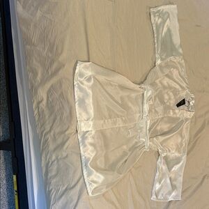 Elegant White Kimono Robe